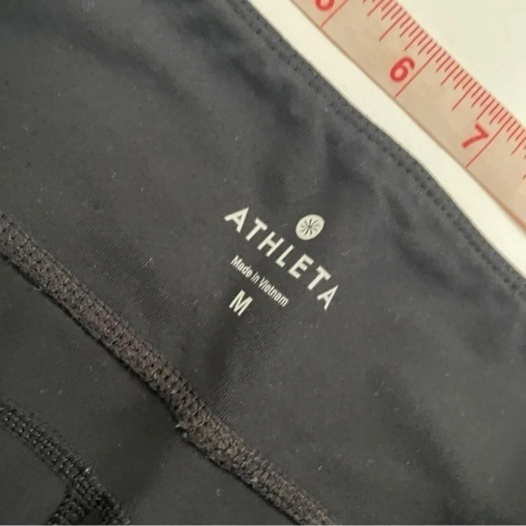 Athleta Power Xs Os Crop Leggings Black - Picture 6 of 9